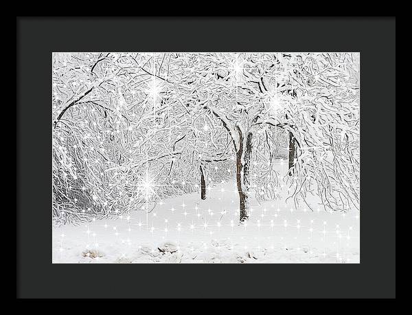 Incandescent and Florescent Winter - Framed Print
