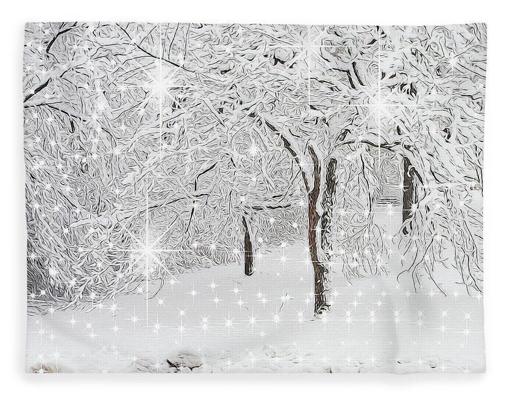 Incandescent and Florescent Winter - Blanket