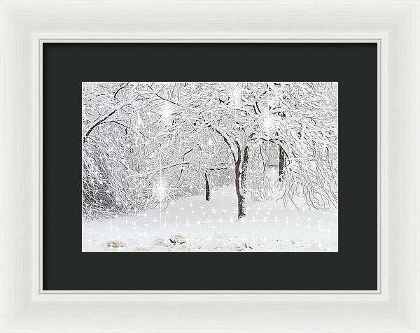 Incandescent and Florescent Winter - Framed Print