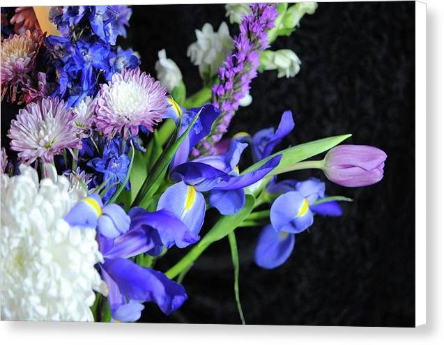 Iris Bouquet - Canvas Print