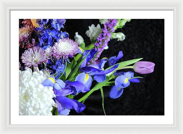 Iris Bouquet - Framed Print