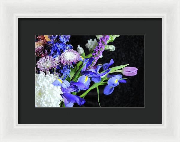 Iris Bouquet - Framed Print