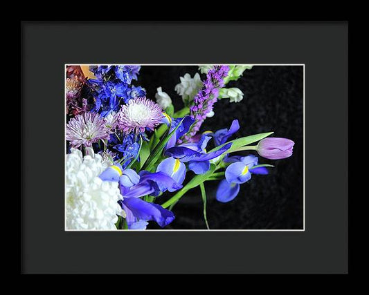 Iris Bouquet - Framed Print