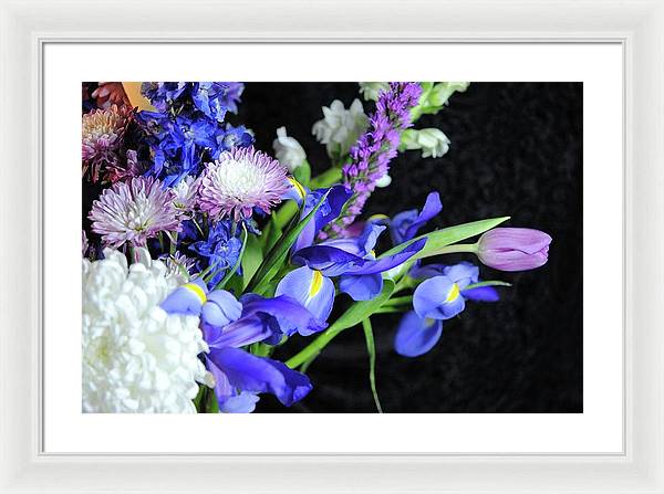 Iris Bouquet - Framed Print