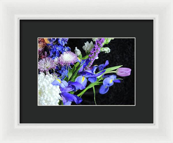 Iris Bouquet - Framed Print