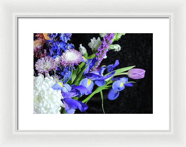 Iris Bouquet - Framed Print