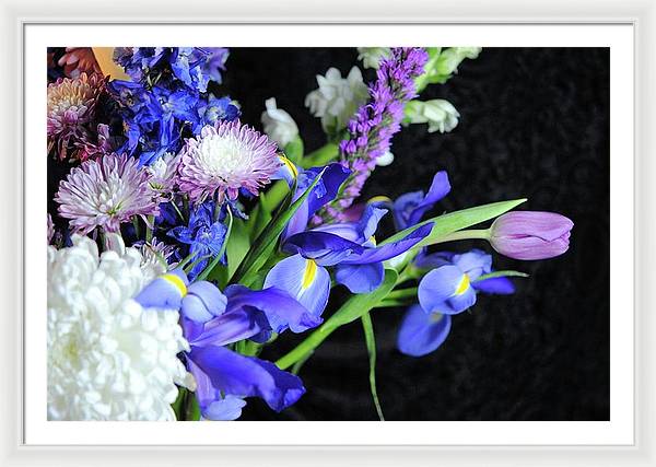 Iris Bouquet - Framed Print