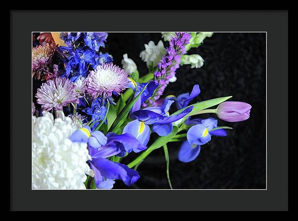 Iris Bouquet - Framed Print