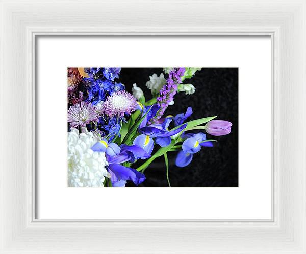 Iris Bouquet - Framed Print
