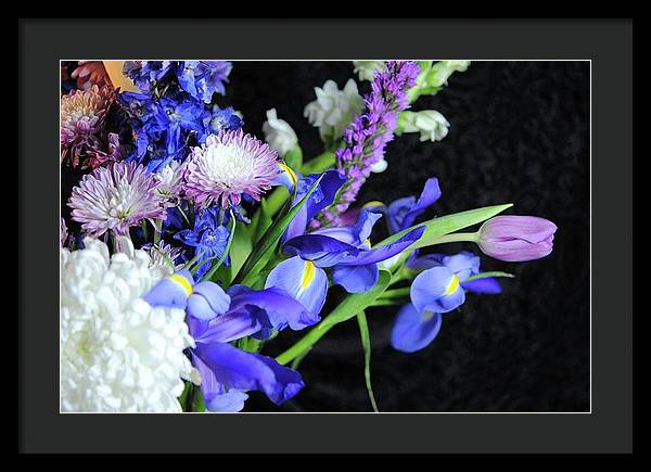Iris Bouquet - Framed Print