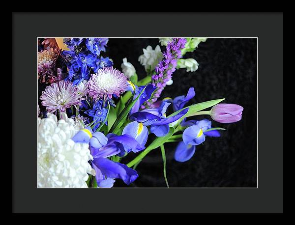 Iris Bouquet - Framed Print