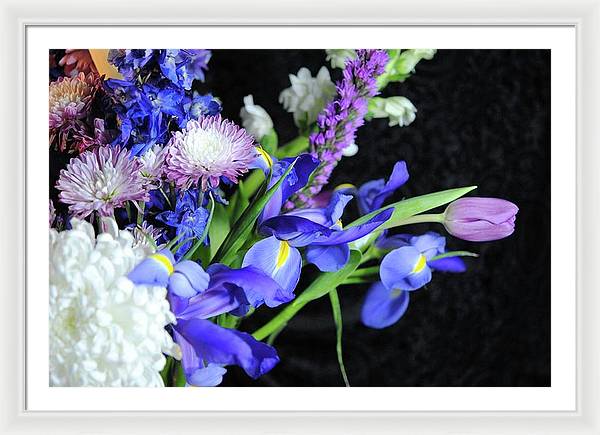 Iris Bouquet - Framed Print