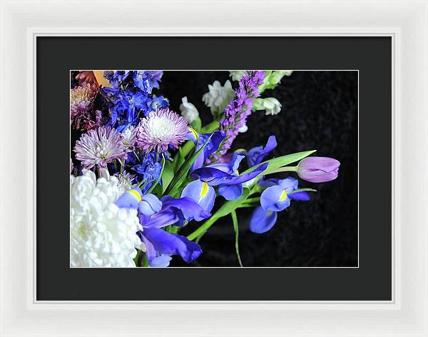 Iris Bouquet - Framed Print