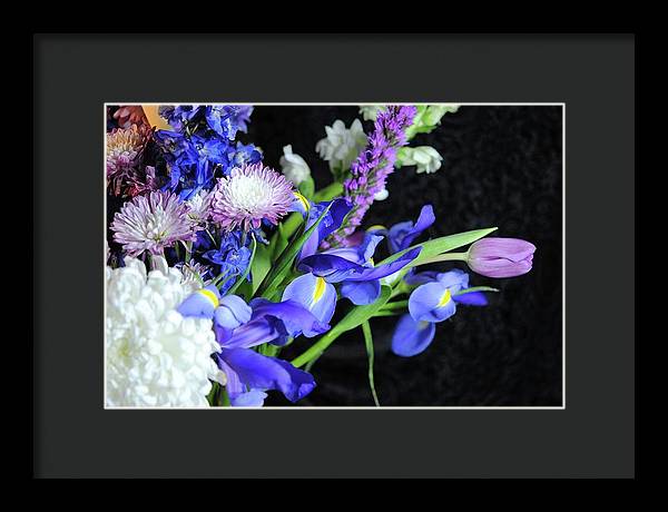 Iris Bouquet - Framed Print