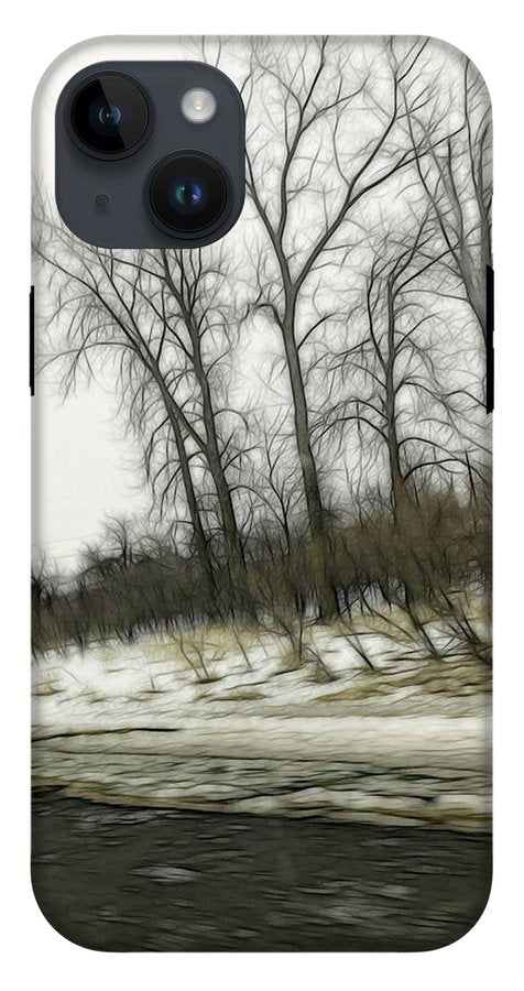 January Roadside - Phone Case