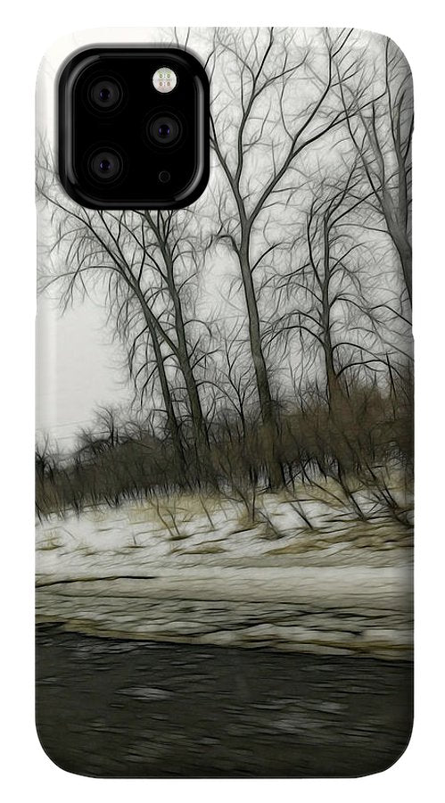 January Roadside - Phone Case