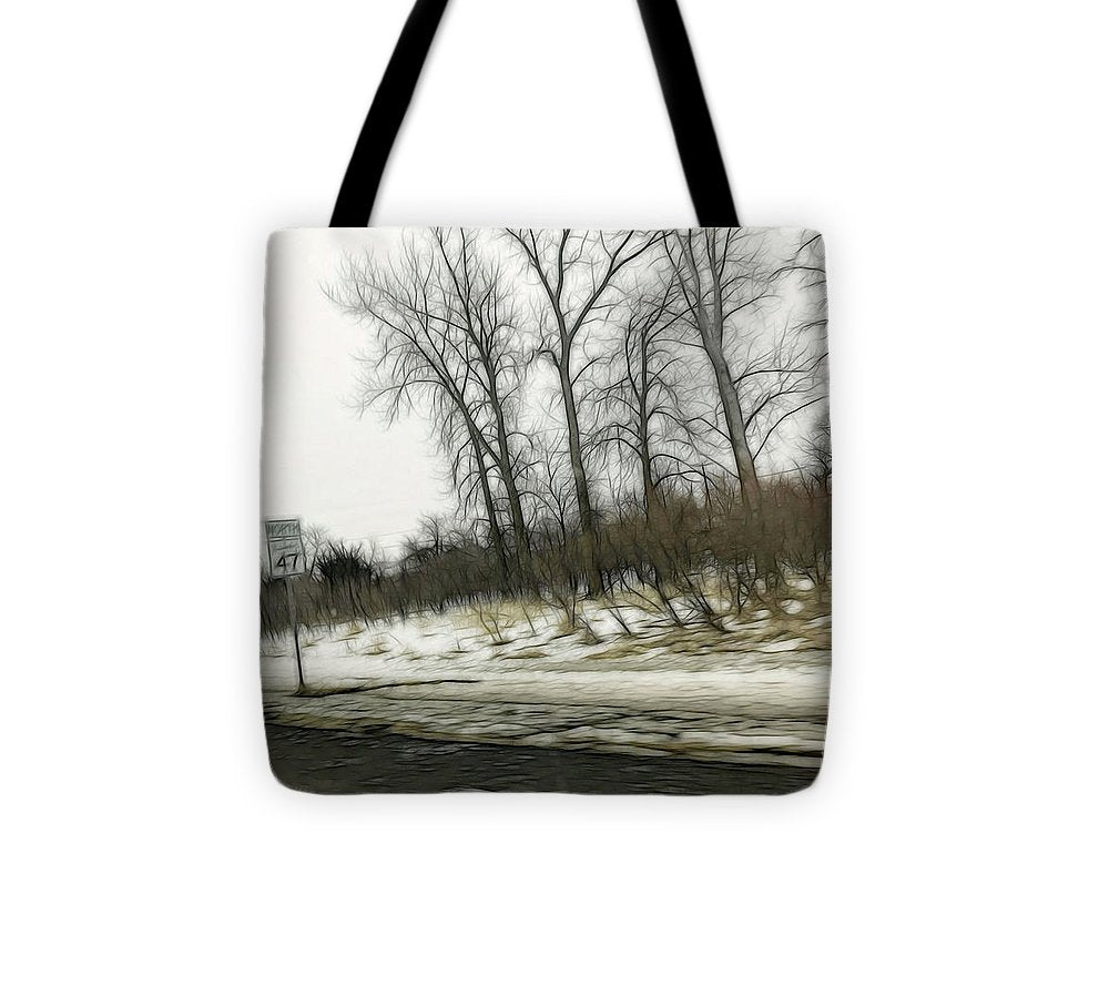 January Roadside - Tote Bag