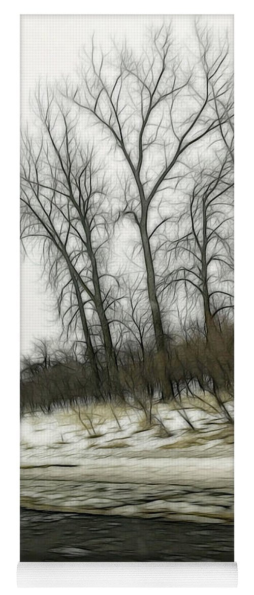 January Roadside - Yoga Mat