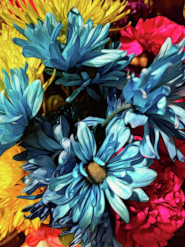 June Flowers 1 - Art Print