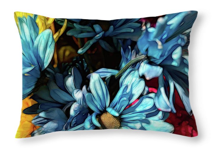 June Flowers 1 - Throw Pillow