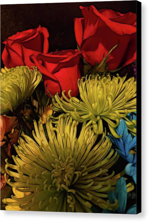 June Flowers 3 - Canvas Print