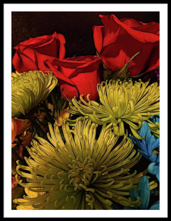 June Flowers 3 - Framed Print