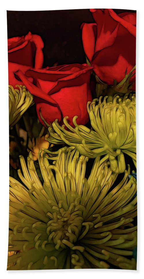 June Flowers 3 - Beach Towel