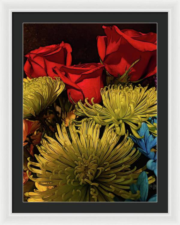 June Flowers 3 - Framed Print