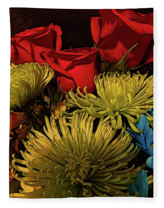 June Flowers 3 - Blanket