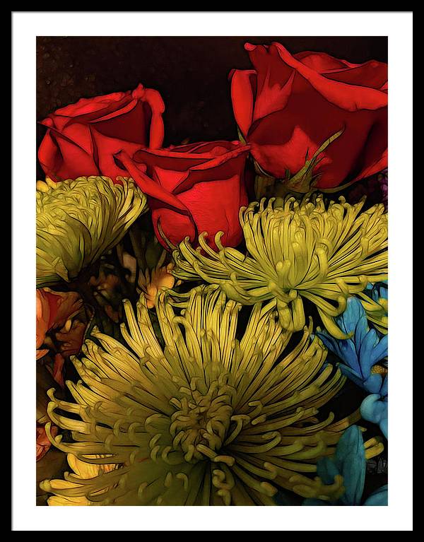 June Flowers 3 - Framed Print