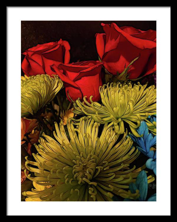 June Flowers 3 - Framed Print