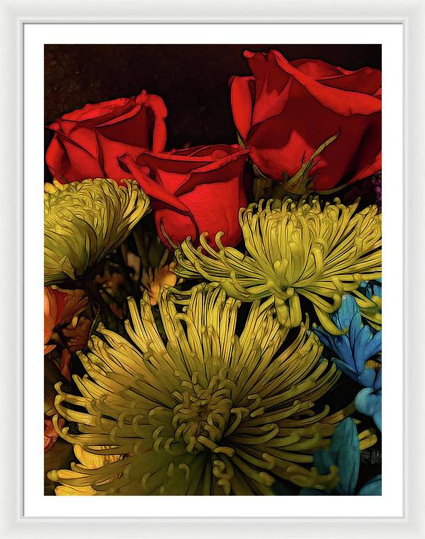 June Flowers 3 - Framed Print