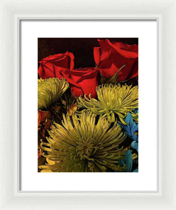 June Flowers 3 - Framed Print