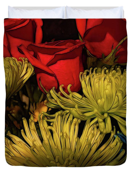 June Flowers 3 - Duvet Cover