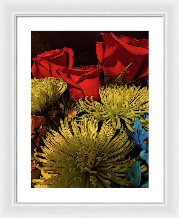 June Flowers 3 - Framed Print