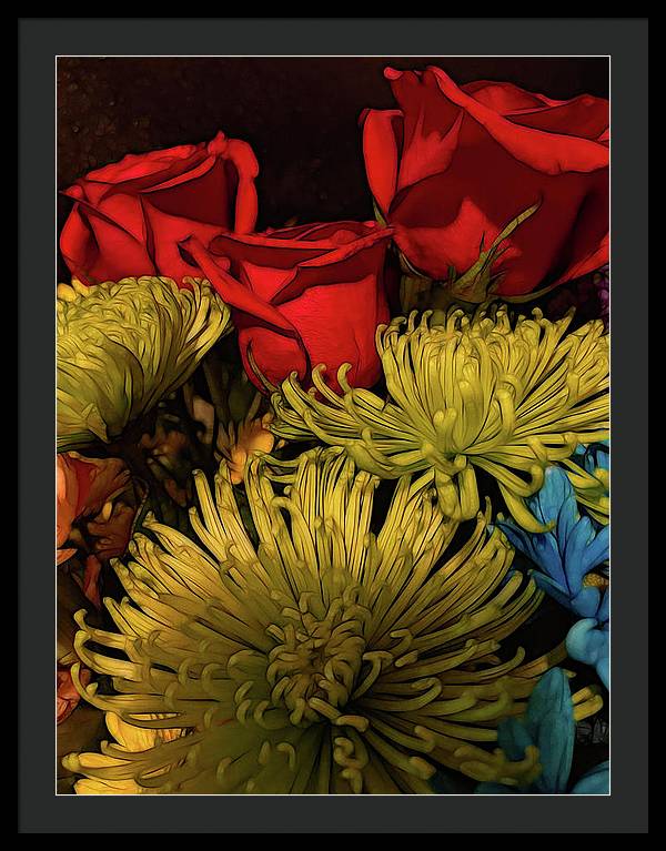 June Flowers 3 - Framed Print