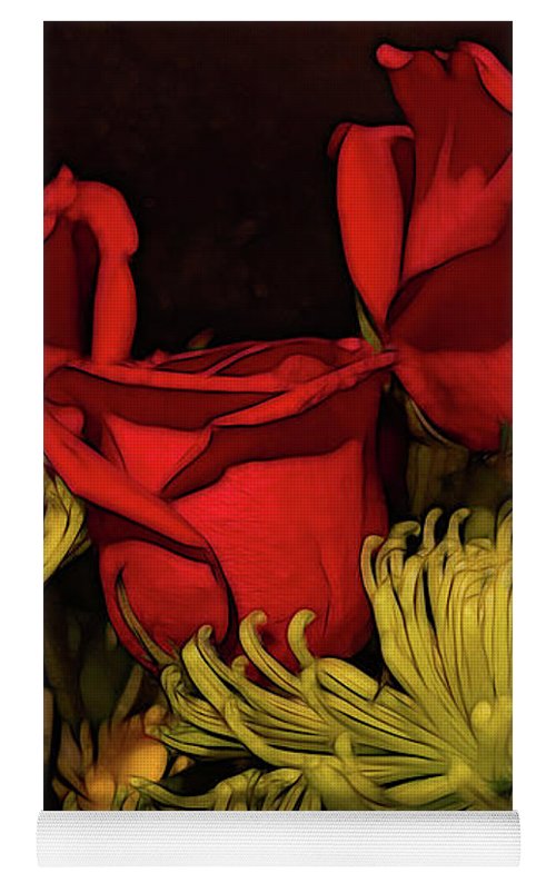 June Flowers 3 - Yoga Mat