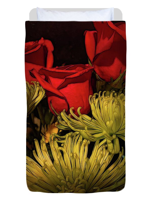 June Flowers 3 - Duvet Cover