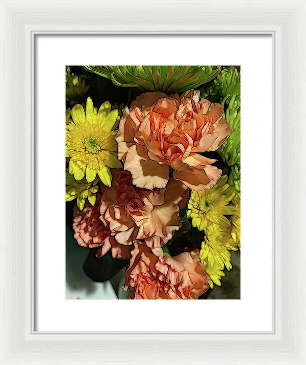 June Flowers 4 - Framed Print