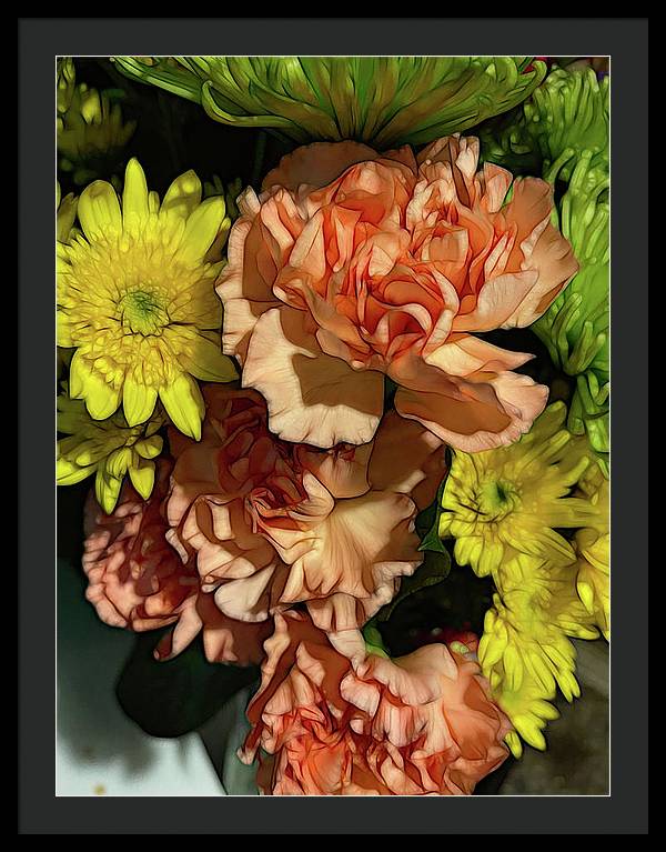 June Flowers 4 - Framed Print