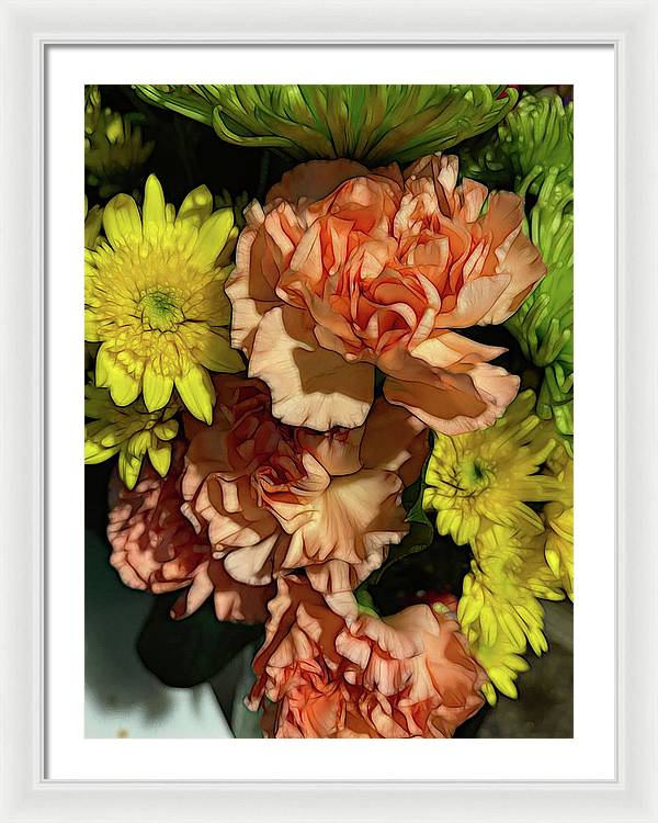 June Flowers 4 - Framed Print