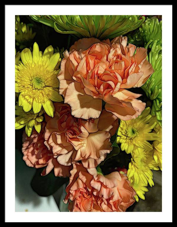 June Flowers 4 - Framed Print