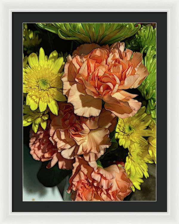 June Flowers 4 - Framed Print