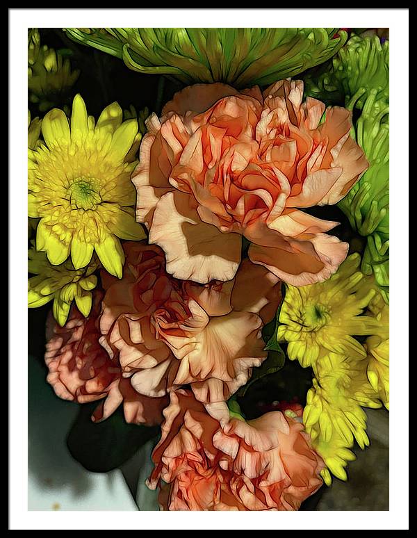 June Flowers 4 - Framed Print