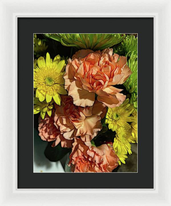 June Flowers 4 - Framed Print