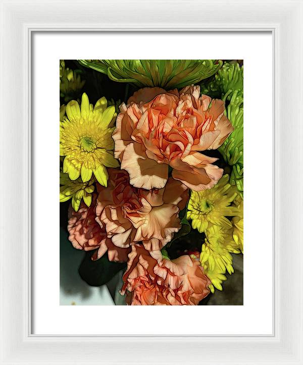 June Flowers 4 - Framed Print