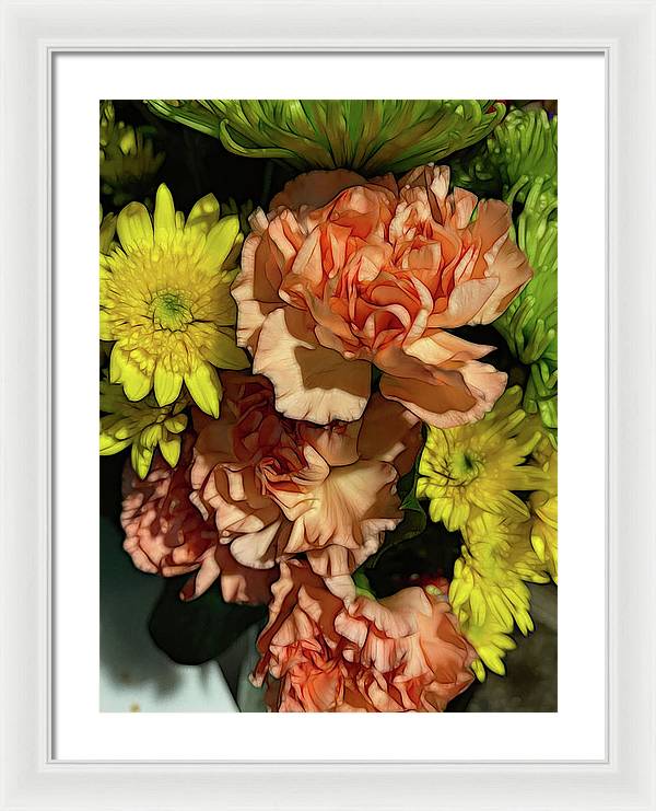 June Flowers 4 - Framed Print