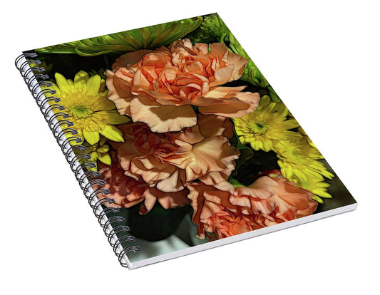 June Flowers 4 - Spiral Notebook