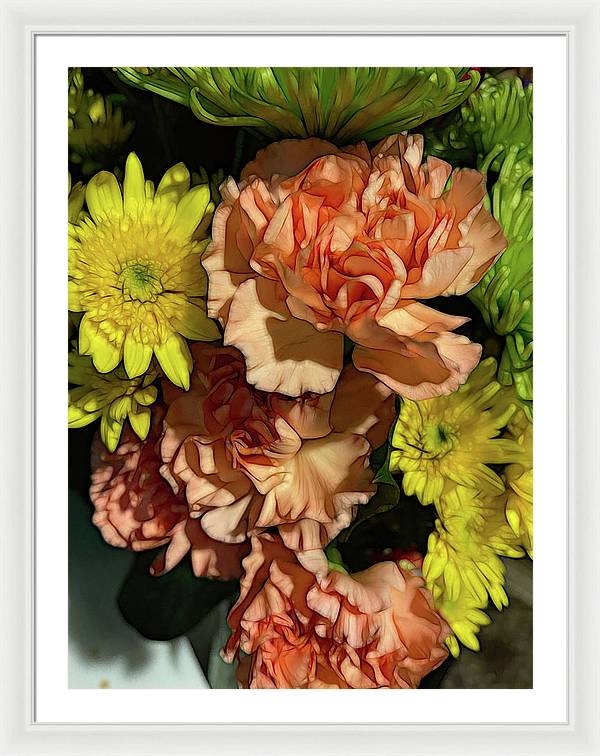 June Flowers 4 - Framed Print
