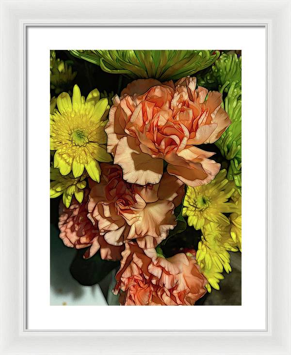 June Flowers 4 - Framed Print